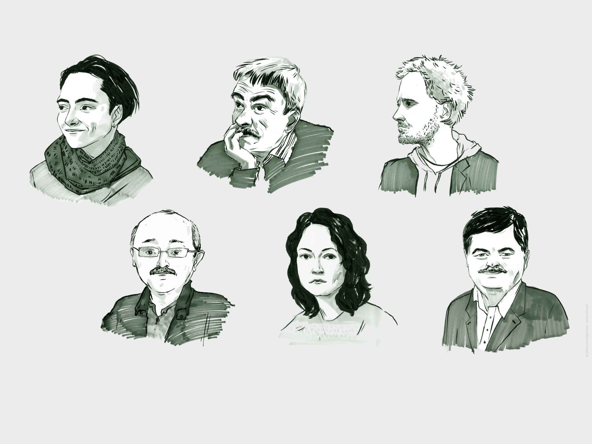 Sieben moderne Schriftsteller aus Transkarpatien