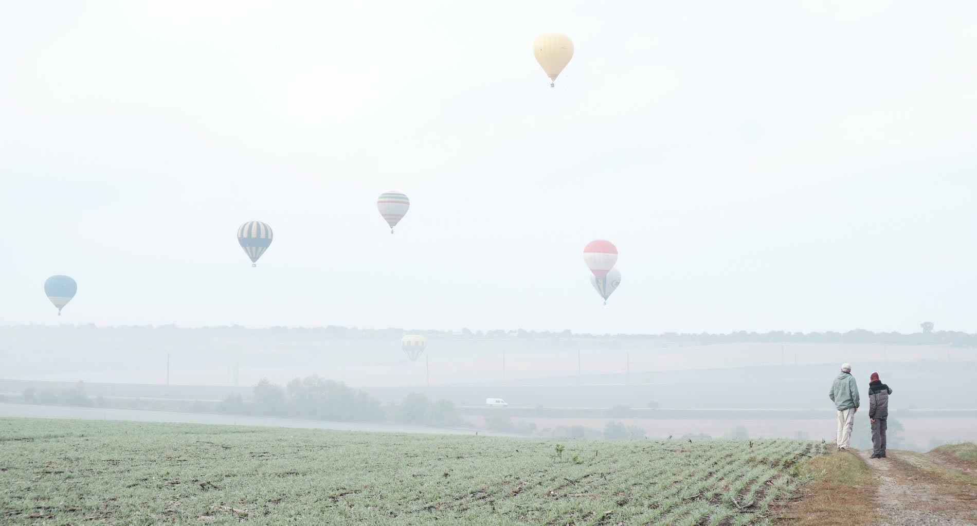 Kamianets-Podilskyi. Balloons over the Fortress