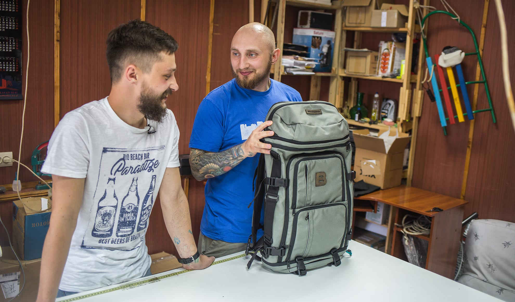 Kremenchuk. Creating the perfect backpack