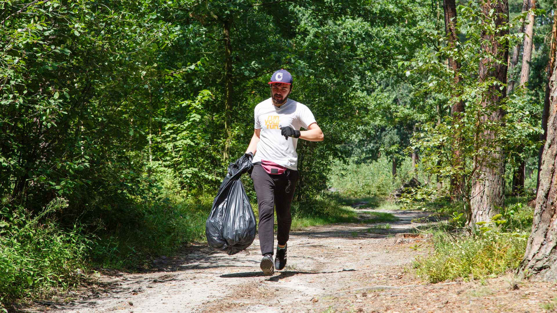 Plogging. Trash never ends