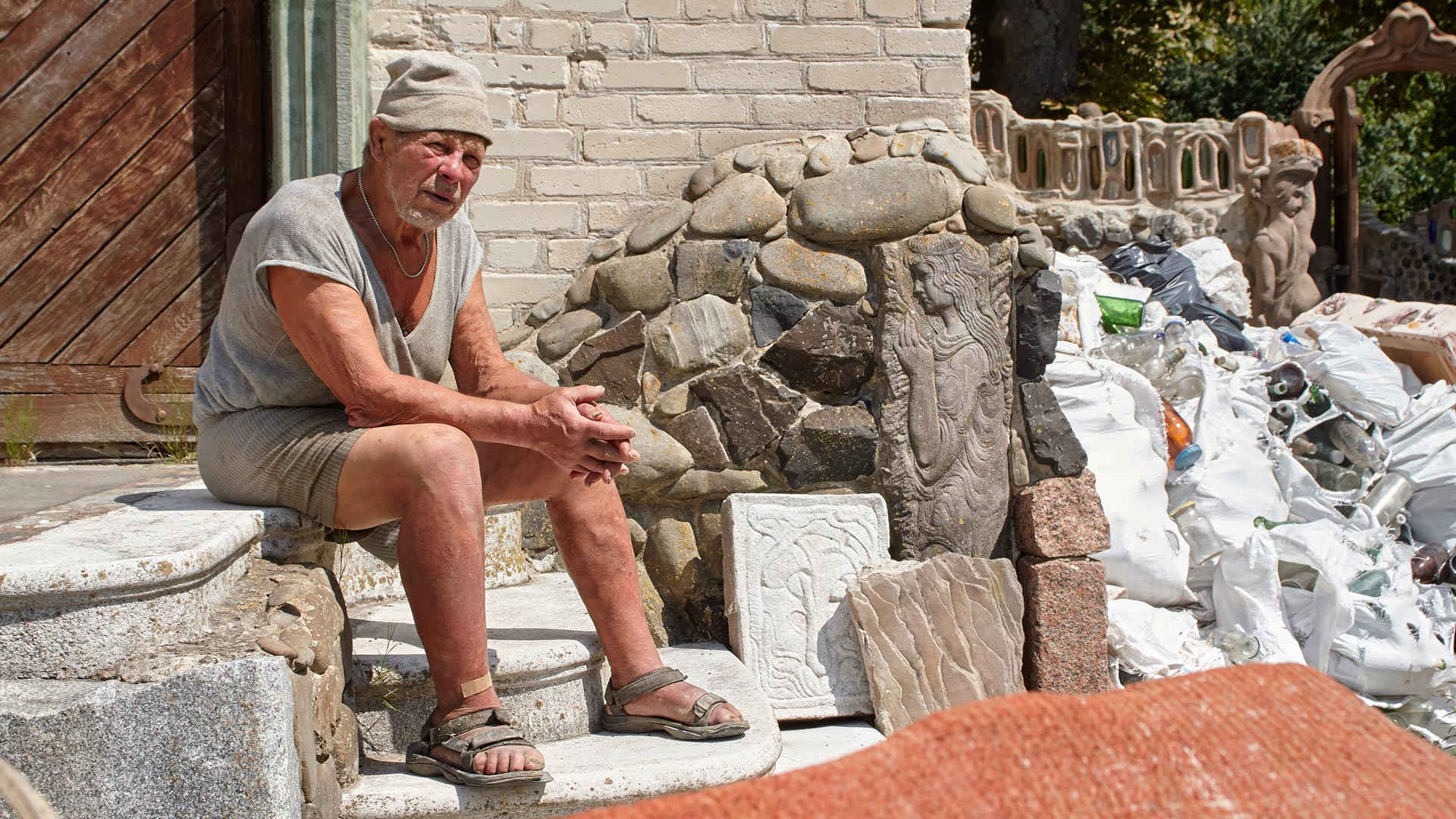 Construire pendant 40 ans une maison avec des chimères à Loutsk