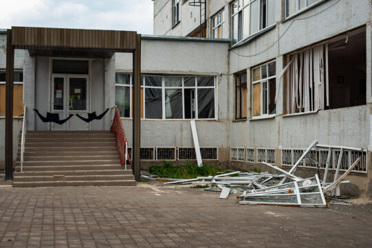 Das Leben im Charkiwer Gymnasium während des Krieges