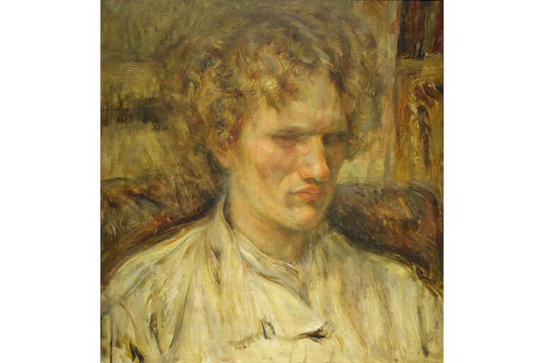 Portret Wasyla Jeroszenki. Autor: Tsune Nakamura.