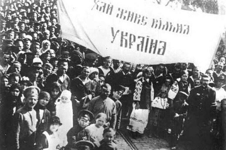 7_Українська демонстрація з нагоди Гетьманського перевороту в Києві, 1918 рік