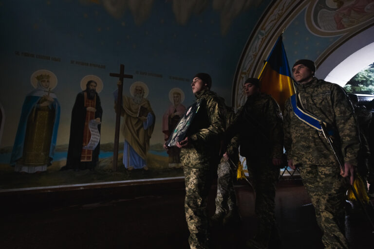 Прощання з бойовою медикинею з Німеччини Діаною Вагнер. Фото: Yurii Stefanyak
