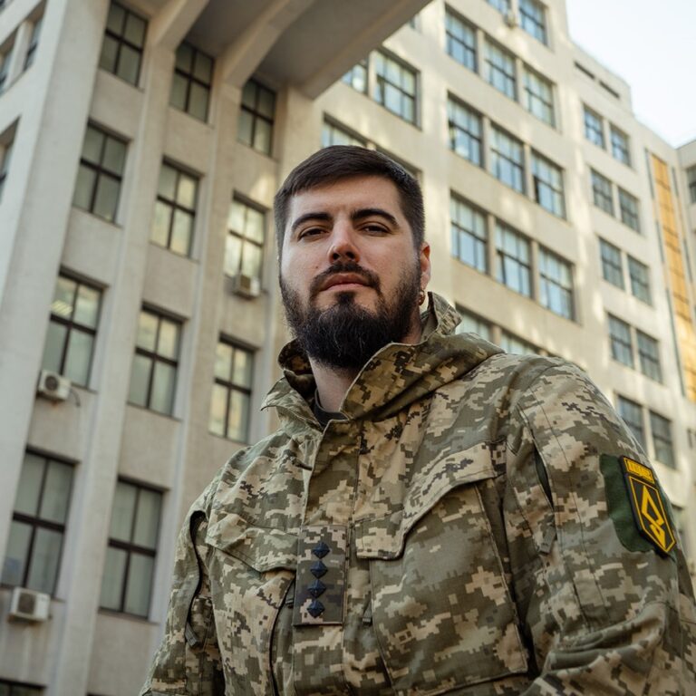 Ахіллес інтерв'ю Ukrainer. Фото: Ірина Горбачова.