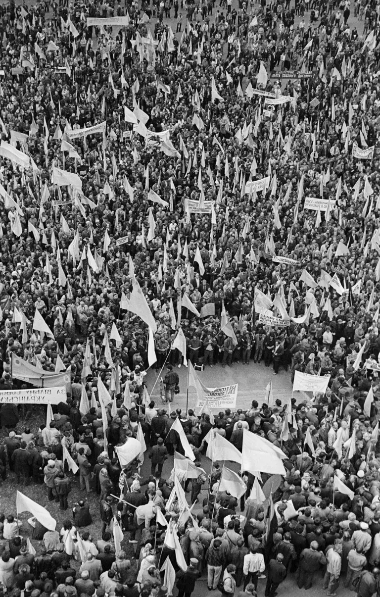 8_Мітинг проти нового Союзного договору. Київ, 1990 рік_Фото Олександр Глядєлов