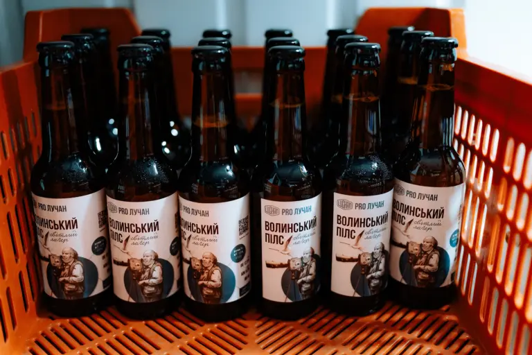 Пиво «Волинський Pils» від пивоварні Лучан. Фото: Софія Соляр.
