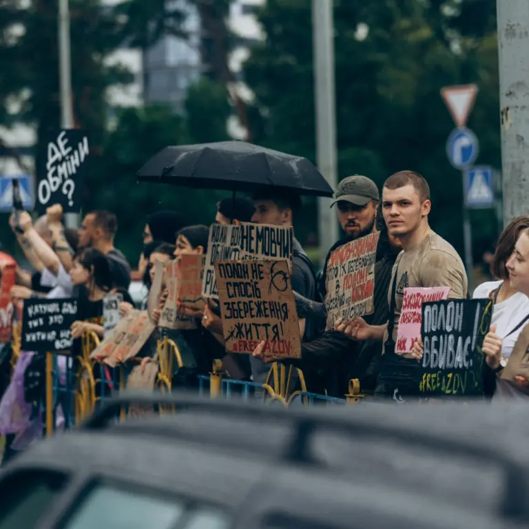 акція Free Azov. Фото: Андрій Якименко.