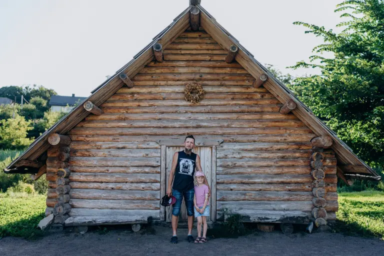 Юрій Ойцюсь, громадський активіст і засновник парку історичної реконструкції «Оствиця». Фото: Софія Соляр.