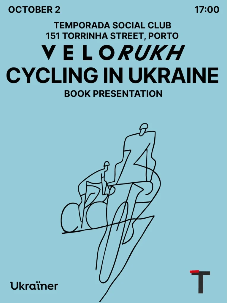 “Velorukh. Cycling in Ukraine” book presentation in Porto, Portugal