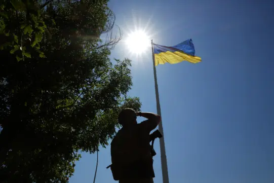 Краматорськ: прапор під обстрілами