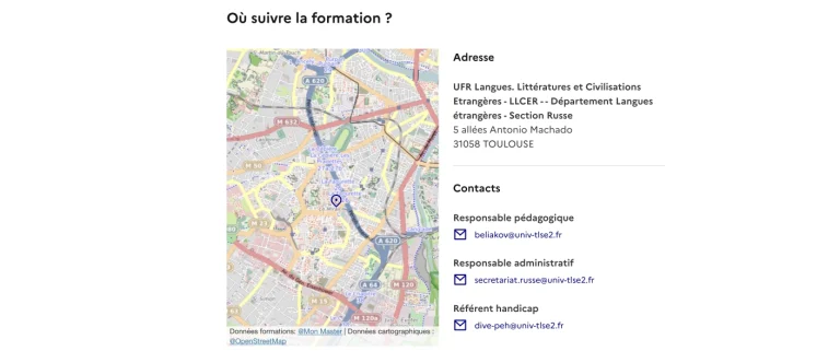 Photo: Contacts de Master LLCER Études slaves à Université Toulouse-Jean Jaurès : Master d’auteur